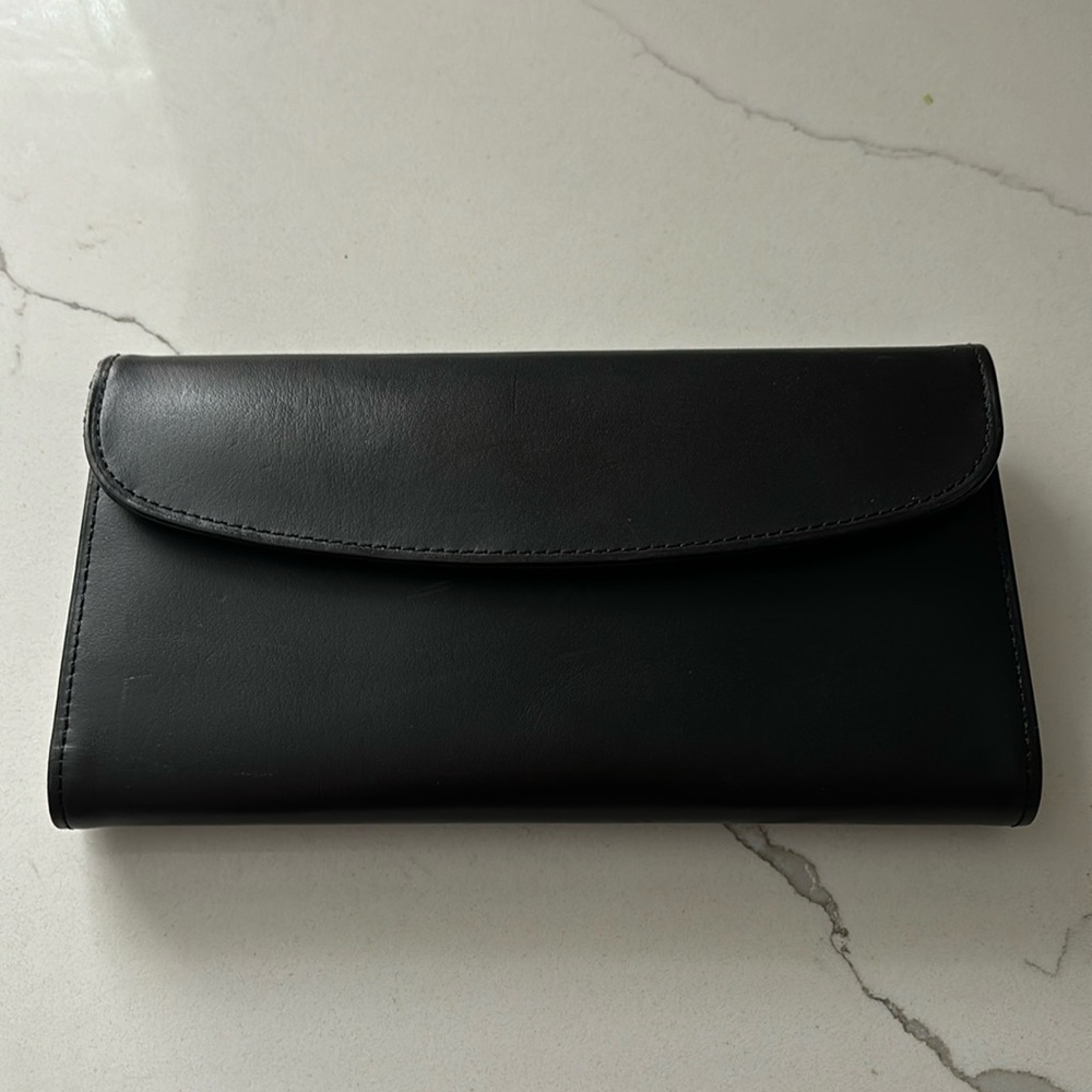 Black leather Coach Wallet